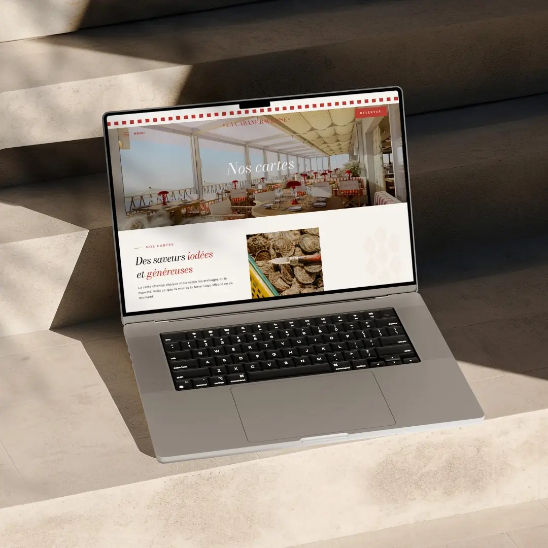 Restaurant Cabane Bauloise Siteweb - Portfolio Mixit7