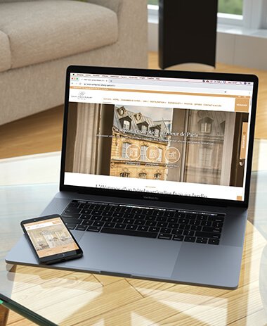 Hôtel Saint James Albany Paris - Site web hotel par Mixit7 - Agence web paris